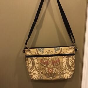 Danny K. Beverly Hills Made In USA Tapestry Crossbody Bag Purse Adjustable Strap